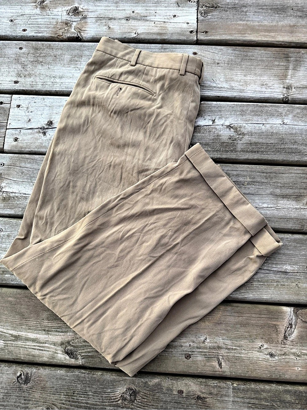 Ermenegildo Zegna Straight-Leg Cotton Pants Size 54